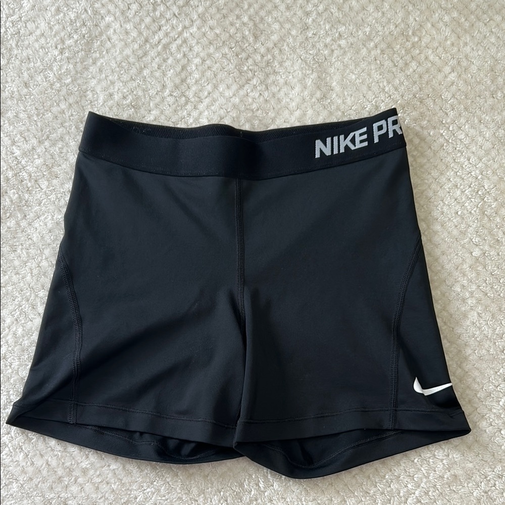 Nike Black Athletic Compression Shorts